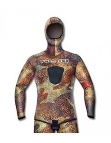 LINED OPEN CELL CAMO JACKET