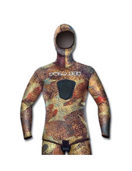 LINED OPEN CELL CAMO JACKET