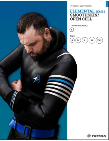 WETSUIT TRITON SMOOTH SKIN/ OPEN CELL